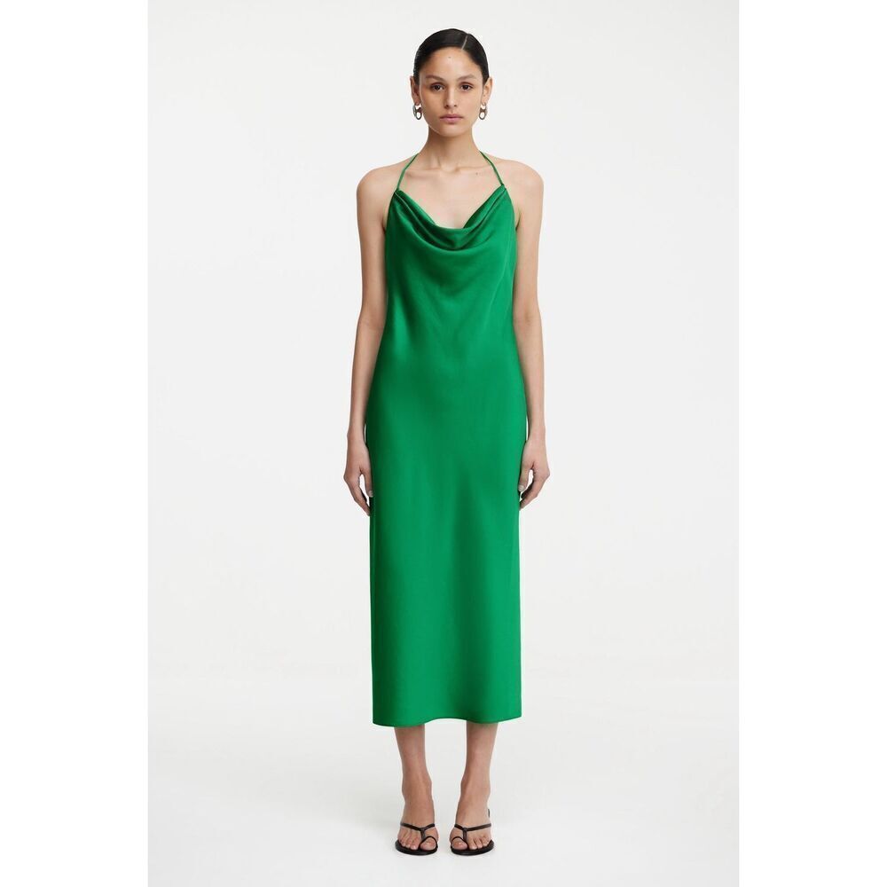 Significant Other Danika Cowl Dress in Emerald Date cocktail vacation Size 4 NWT